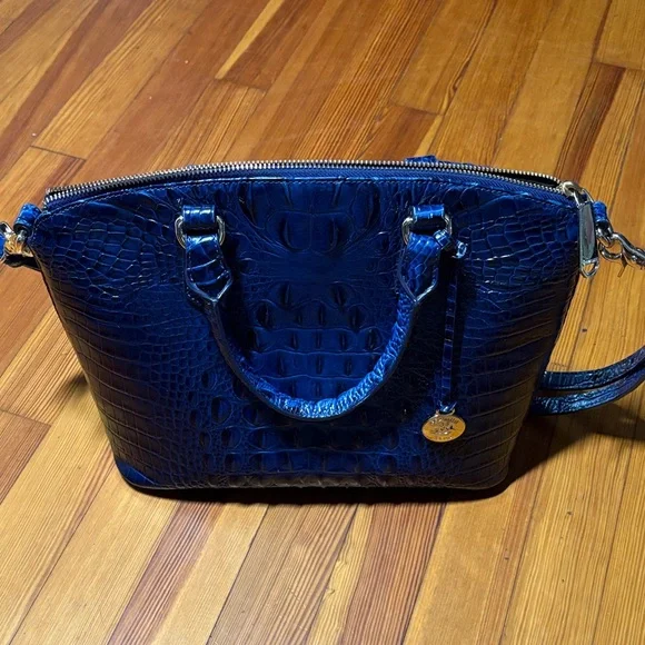 Brahmin Satchel Melbourne Crocodile-Embossed Women's Bag - Picture 4 of 9